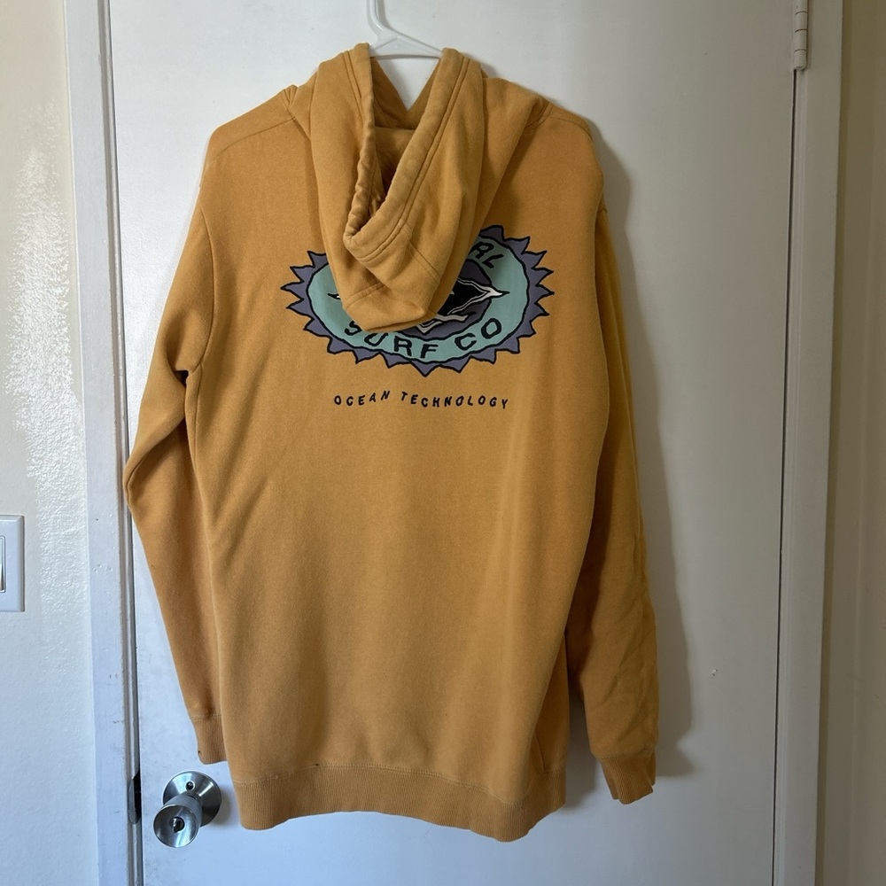 Mustard Rip Curl Sweatshirt - Picture 2 of 4